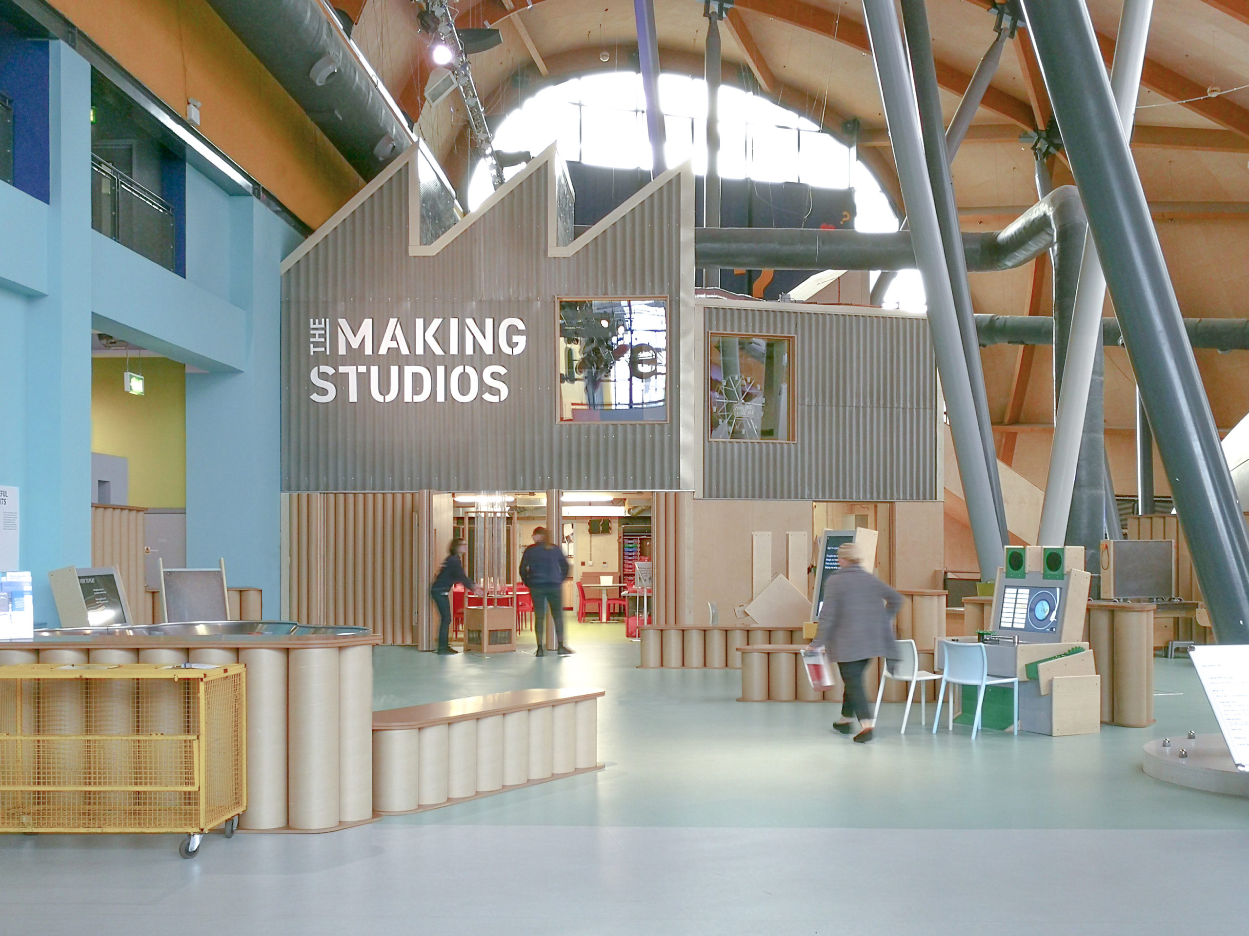 making creative centre for life making studio front elevation